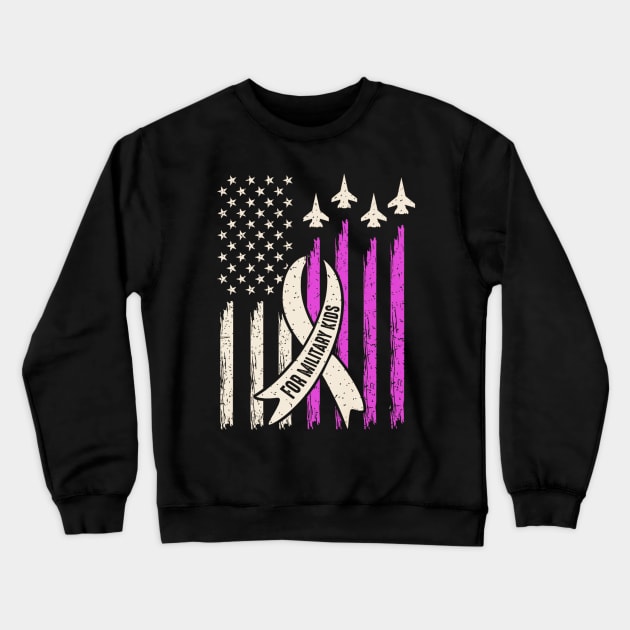 For military kids Crewneck Sweatshirt by Dreamsbabe